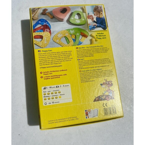 Haba Floppy Ears Hysterically Fun Floppy Ears Matching Game, ages 5 & Up EUC - Picture 8 of 10